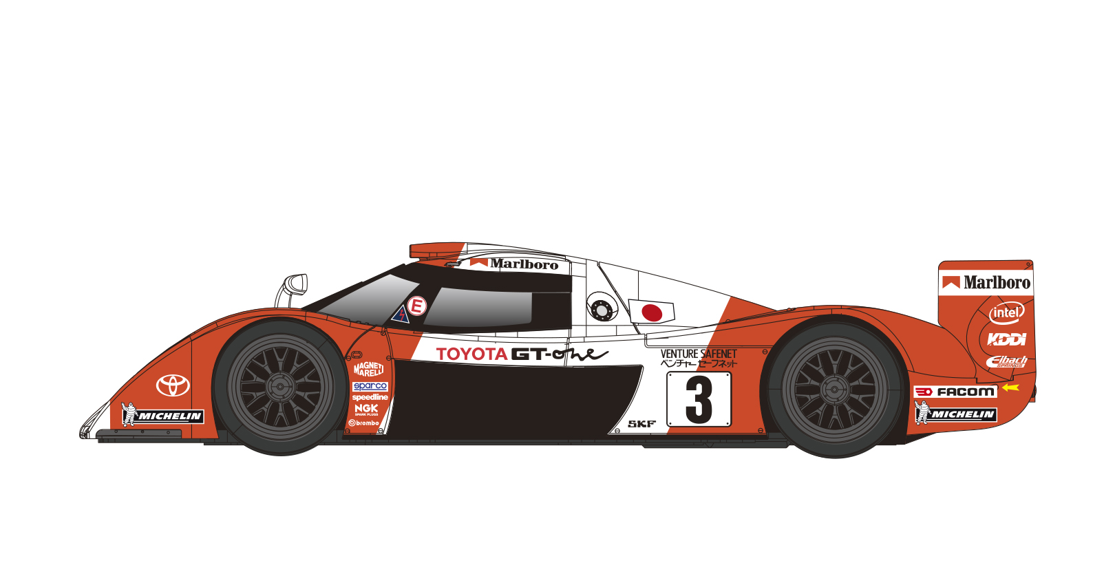 RS0286 Toyota Gt-One Marlboro #3